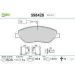 Valeo Bremsbelagsatz 598428 Valeo Bremsbelagsatz 598428