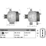 DENSO Generator DAN1434 DENSO Generator DAN1434