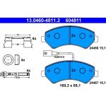 Bremsbelagsatz Fiat P. Ducato 06- Ad 1600Kg 2 Sensoren 13.0460-4811.2 Bremsbelagsatz Fiat P. Ducato 06- Ad 1600Kg 2 Sensoren 13.0460-4811.2
