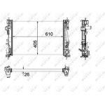 Kühler, Motorkühlung 58492 Kühler, Motorkühlung 58492