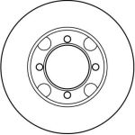 TRW Bremsscheibe DF2572 TRW Bremsscheibe DF2572