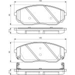 Bosch Bremsbelagsatz 0 986 494 143 Bosch Bremsbelagsatz 0 986 494 143