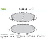 Valeo Bremsbelagsatz 598894