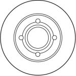 TRW Bremsscheibe VW A80/90 Quatr DF1536 TRW Bremsscheibe VW A80/90 Quatr DF1536