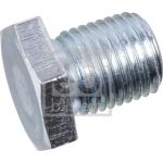 febi bilstein 178024 Ölablassschraube ohne Dichtring M12 x 1,25 – Gesamtlänge 18 mm, Länge unter Kopf 14 mm, Gewindelänge 11,5 mm, Außensechskant, SW 17 mm, Stahl, OE 55184773 / 55235963
