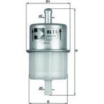 MAHLE Kraftstofffilter KL 11 OF MAHLE Kraftstofffilter KL 11 OF
