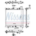 Nissens Wasserkühler PKW 641777 Nissens Wasserkühler PKW 641777