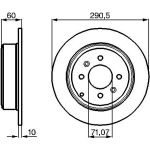 Bremsscheibe HA 0 986 478 877 Bremsscheibe HA 0 986 478 877