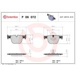 BREMBO Bremsklötze HA P 06 072 BREMBO Bremsklötze HA P 06 072