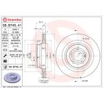15 482 042 Bremsscheibe HA 09.B745.41 15 482 042 Bremsscheibe HA 09.B745.41