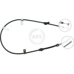 A.B.S. Handbremsseil Seilzug Festellbremse K12497 A.B.S. Handbremsseil Seilzug Festellbremse K12497