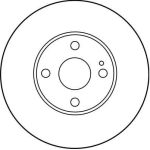 Bremsscheibe Mazda S. 323 DF2702 Bremsscheibe Mazda S. 323 DF2702