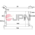JPN Kühler Motorkühlung 60C9032-JPN JPN Kühler Motorkühlung 60C9032-JPN
