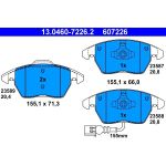Bremsbelagsatz Audi P. A1/Tt 1.2-2.0 07 13.0460-7226.2 Bremsbelagsatz Audi P. A1/Tt 1.2-2.0 07 13.0460-7226.2