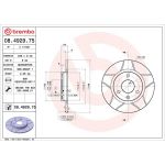 Brembo Bremsscheibe 08.4929.75 Brembo Bremsscheibe 08.4929.75