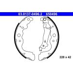 ATE Bremsbacken 03.0137-0496.2 ATE Bremsbacken 03.0137-0496.2
