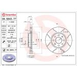 Bremsscheibe VA Brembo Max 09.5843.77 Bremsscheibe VA Brembo Max 09.5843.77