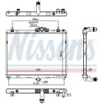 Nissens Wasserkühler PKW 606055