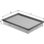 MAHLE Luftfilter LX 1572
