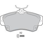 Valeo Bremsbelagsatz 598543 Valeo Bremsbelagsatz 598543