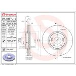 94 481 023 Bremsscheibe VA 09.A807.11 94 481 023 Bremsscheibe VA 09.A807.11
