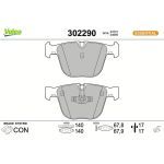 302290 Valeo Bremsbelagsatz 302290 302290 Valeo Bremsbelagsatz 302290