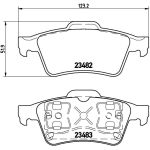 BREMBO Bremsklötze HA P 59 044 BREMBO Bremsklötze HA P 59 044