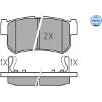 Bremsbelagsatz Ssangyong T. Kyron/Rexton 02- Mit Sensor 025 236 7315/W Bremsbelagsatz Ssangyong T. Kyron/Rexton 02- Mit Sensor 025 236 7315/W