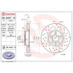 Bremsscheibe VA Xtra 09.A427.1X Bremsscheibe VA Xtra 09.A427.1X
