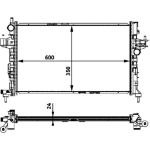 MAHLE Kühler, Motorkühlung CR 422 000P MAHLE Kühler, Motorkühlung CR 422 000P