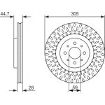Bosch Bremsscheibe 0 986 479 570 Bosch Bremsscheibe 0 986 479 570