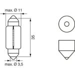 C5W 12V 5W PURE LIGHT 1987302211 C5W 12V 5W PURE LIGHT 1987302211