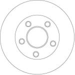 Bremsscheibe HA DF4273S Bremsscheibe HA DF4273S