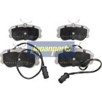 Japanparts Bremsbeläge PA-0206AF Japanparts Bremsbeläge PA-0206AF