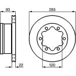 Bremsscheibe 0 986 479 B38 Bremsscheibe 0 986 479 B38