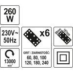 Schwingschleifer 260W YT-82230