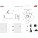 S0025 AS-PL Anlasser (Starter) 12 V 1,8 kW 10 Zähne S0025