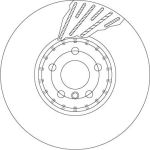 11 481 136 Bremsscheibe VA li DF6890S