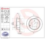 99 482 005 Bremsscheibe HA 08.A114.31 99 482 005 Bremsscheibe HA 08.A114.31