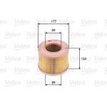 Valeo Luftfilter 585605 Valeo Luftfilter 585605