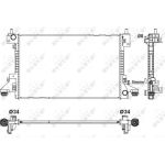 Kühler, Motorkühlung 53160 Kühler, Motorkühlung 53160