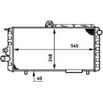 MAHLE Kühler, Motorkühlung CR 620 000S
