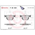 BREMBO Bremsklötze HA P 06 020 BREMBO Bremsklötze HA P 06 020