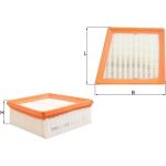 MAHLE Luftfilter LX 2633 MAHLE Luftfilter LX 2633