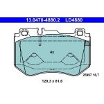 Bremsbelagsatz Db P. W205/S205/C205/A205 1,6-3,0 14- Keramik 13.0470-4880.2 Bremsbelagsatz Db P. W205/S205/C205/A205 1,6-3,0 14- Keramik 13.0470-4880.2