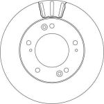 Bremsscheibe Kia P. Sportage DF4172 Bremsscheibe Kia P. Sportage DF4172