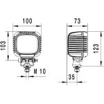 HELLA Arbeitsscheinwerfer 1GA 357 109-002 HELLA Arbeitsscheinwerfer 1GA 357 109-002