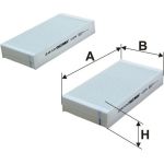 FILTRON Filter, Innenraumluft K 1279-2x FILTRON Filter, Innenraumluft K 1279-2x