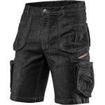 Kurze Denim-Arbeitsshorts, Schwarz, Größe Xl 81-273-XL Kurze Denim-Arbeitsshorts, Schwarz, Größe Xl 81-273-XL