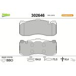 Valeo Bremsbelagsatz 302646